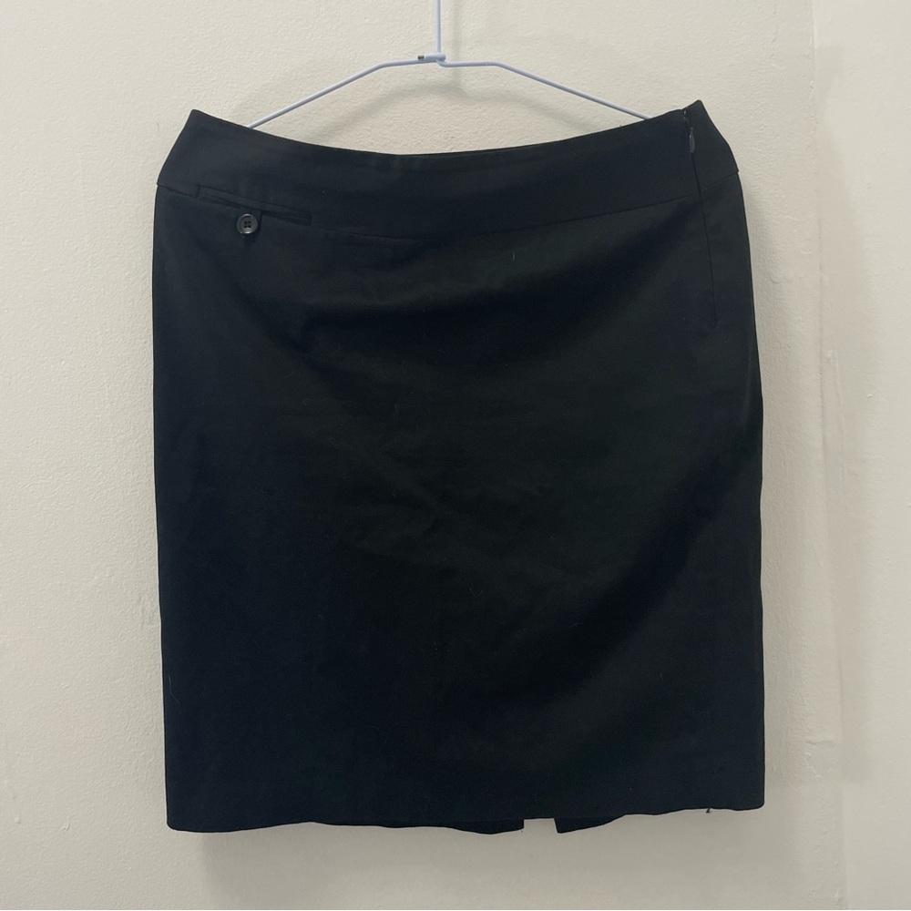 The limited black pencil work skirt